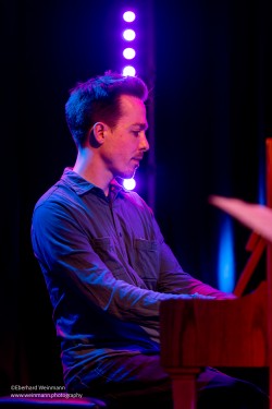 Lukas DeRungs Quintett, aufgenommen am 18. März 2025 von Eberhard Weinmann im Pavillon der IG Kultur in Sindelfingen.