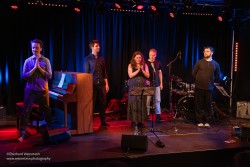 Lukas DeRungs Quintett, aufgenommen am 18. März 2025 von Eberhard Weinmann im Pavillon der IG Kultur in Sindelfingen.