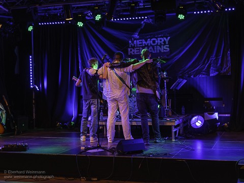 Fotografien von Memory Remains bei der IG Kultur in Sindelfingen, aufgenommen von Eberhard Weinmann 